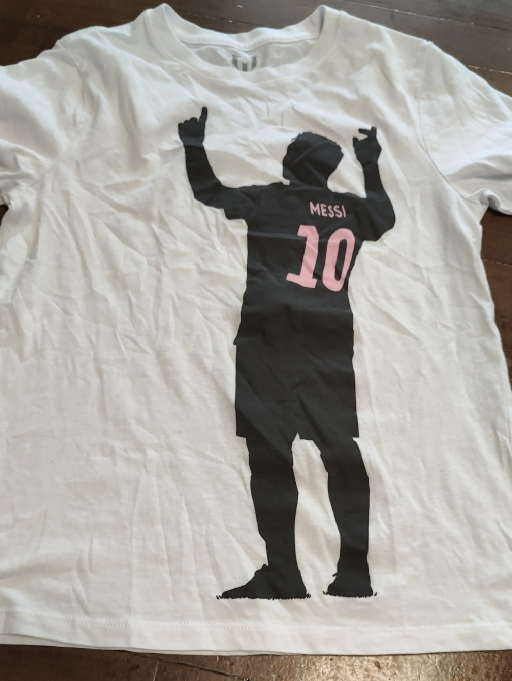 White T-shirt with Messi 10 And Black With Messi -